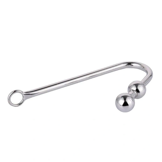 Two Stainless Steel Pleasurable Balls Anal Hook 4417 0906